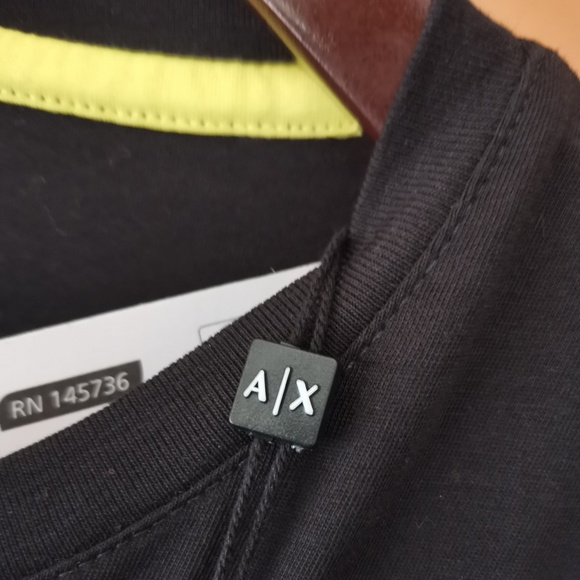 Armani Exchange A|X REGULAR-FIT COTTON TEE - NWT (M) - Picture 9 of 11